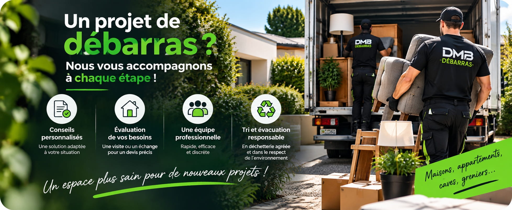 Service de débarras de maison à Bordeaux et en Gironde